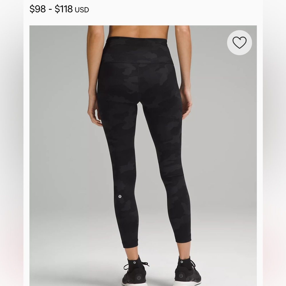 Lululemon Wunder Train High-Rise Tight 25"